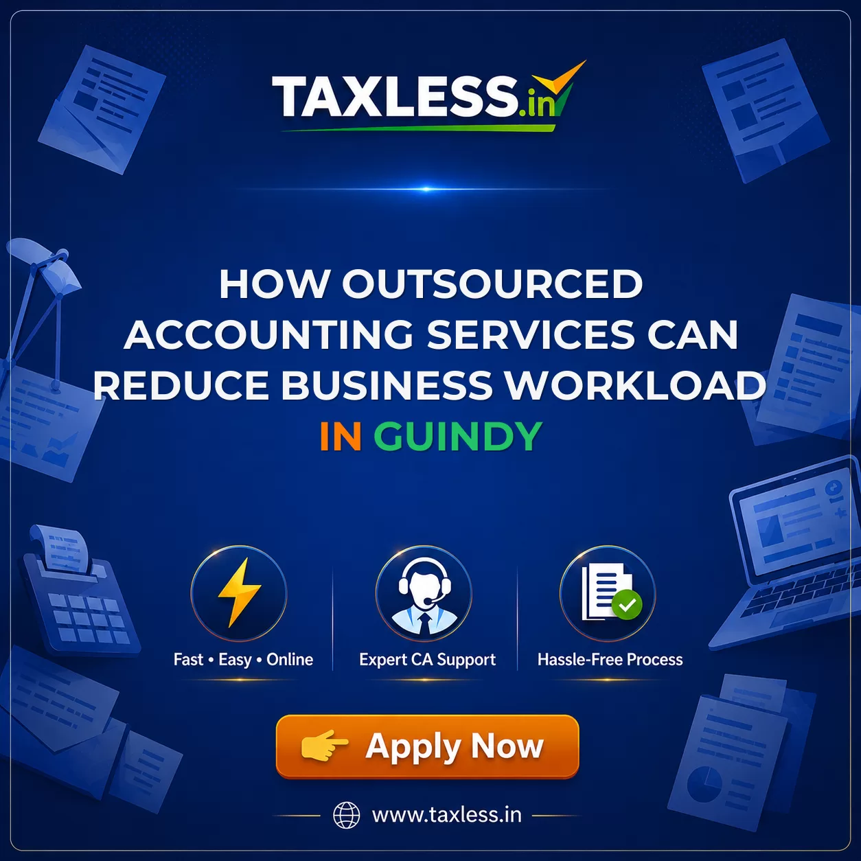How Outsourced Accounting Services Can Reduce Business Workload in Guindy