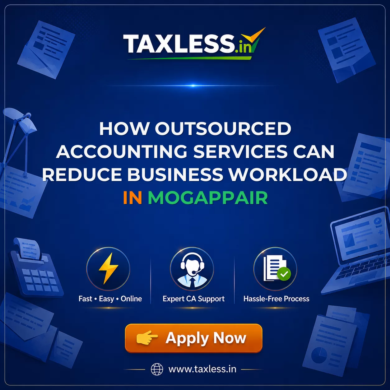 How Outsourced Accounting Services Can Reduce Business Workload in Mogappair