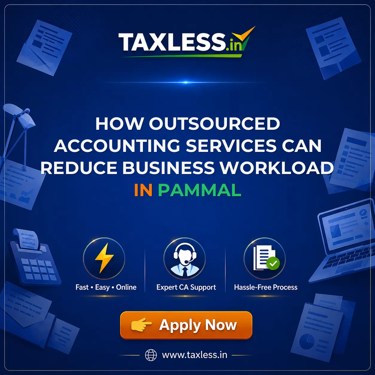 How Outsourced Accounting Services Can Reduce Business Workload in Pammal