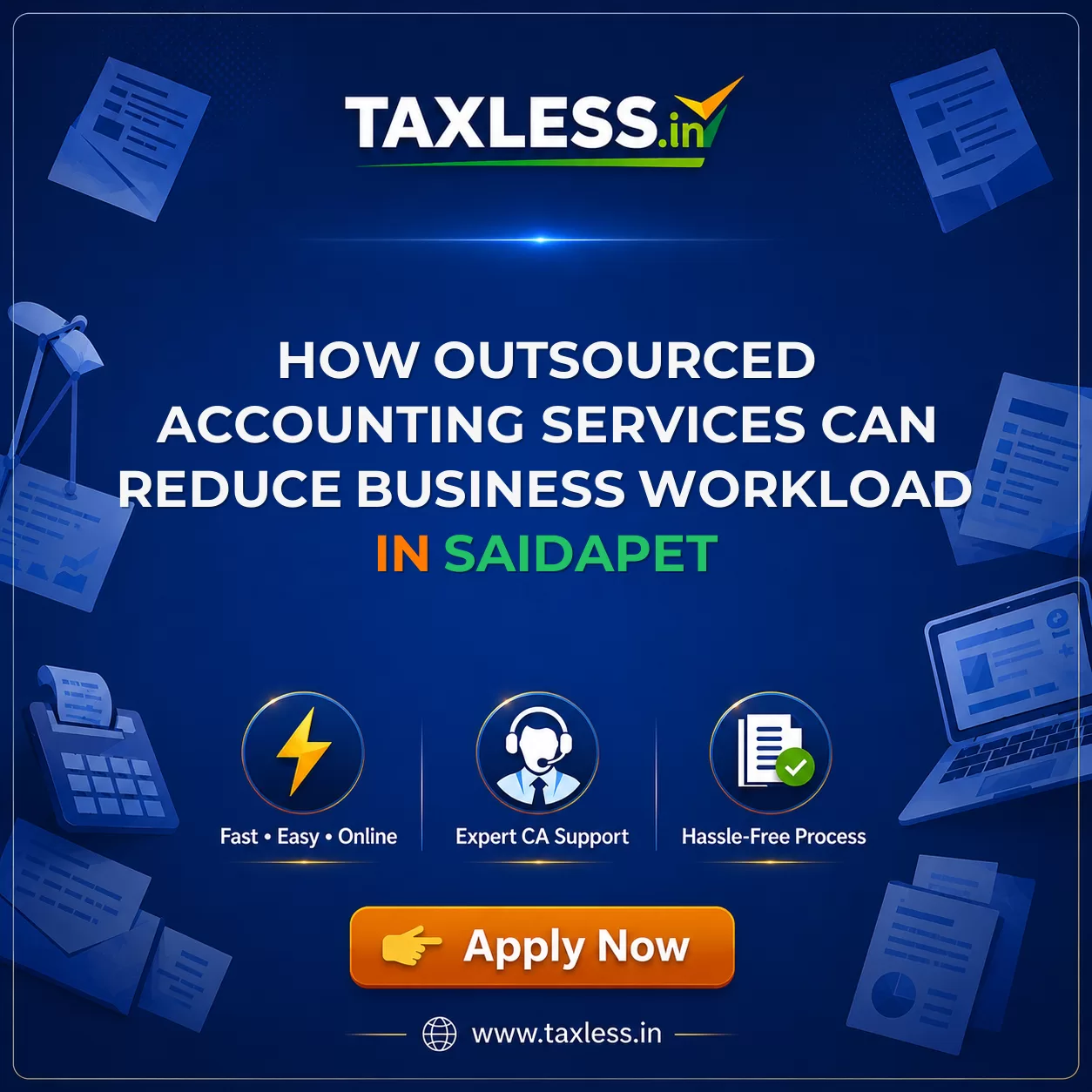 How Outsourced Accounting Services Can Reduce Business Workload in Saidapet