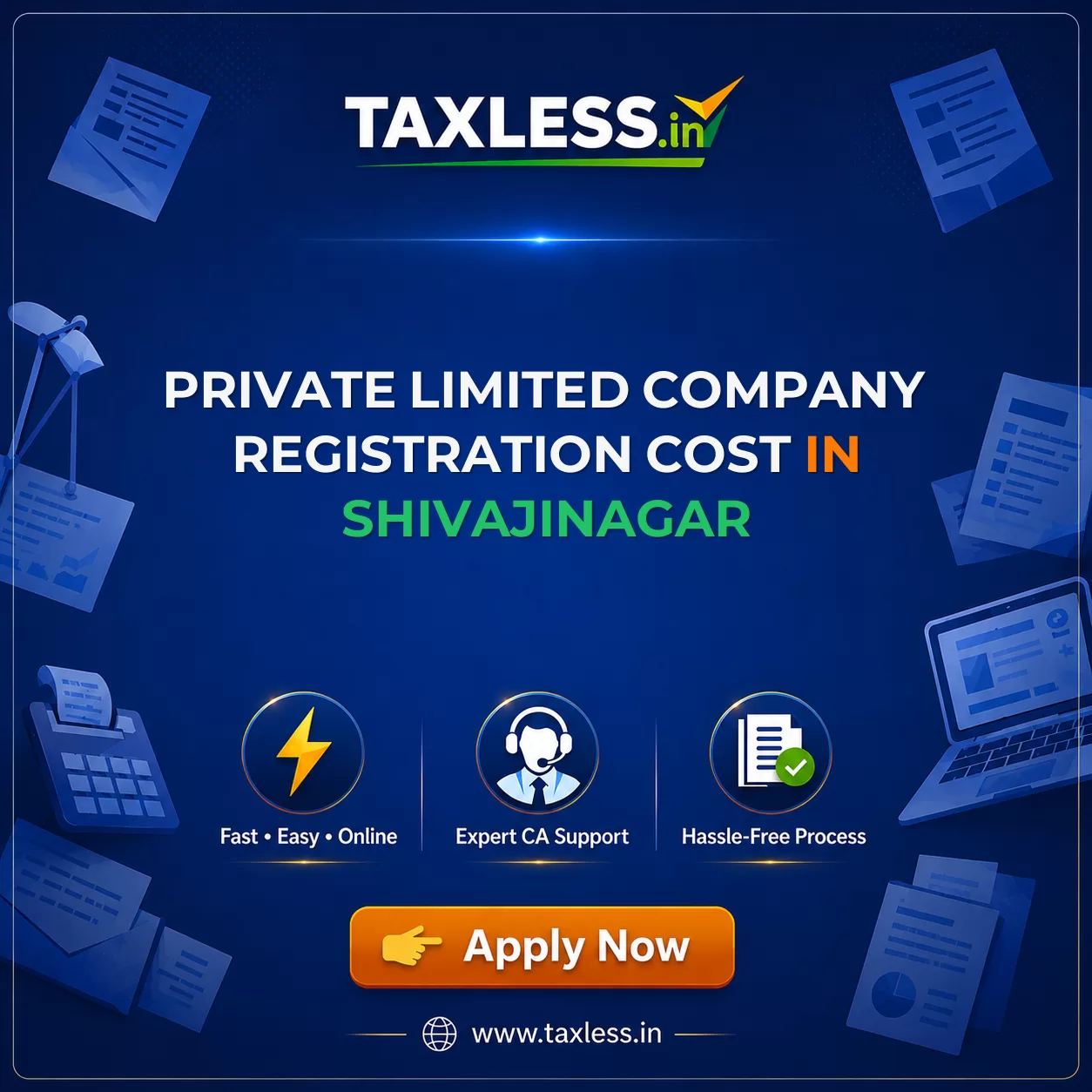 Private Limited Company Registration Cost in Shivajinagar