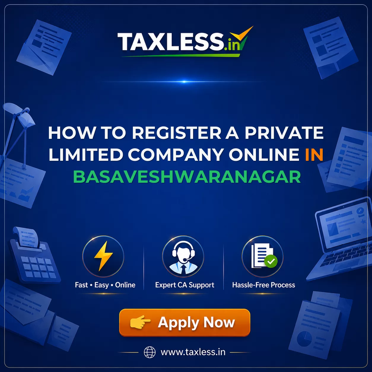 How to Register a Private Limited Company Online in Basaveshwaranagar