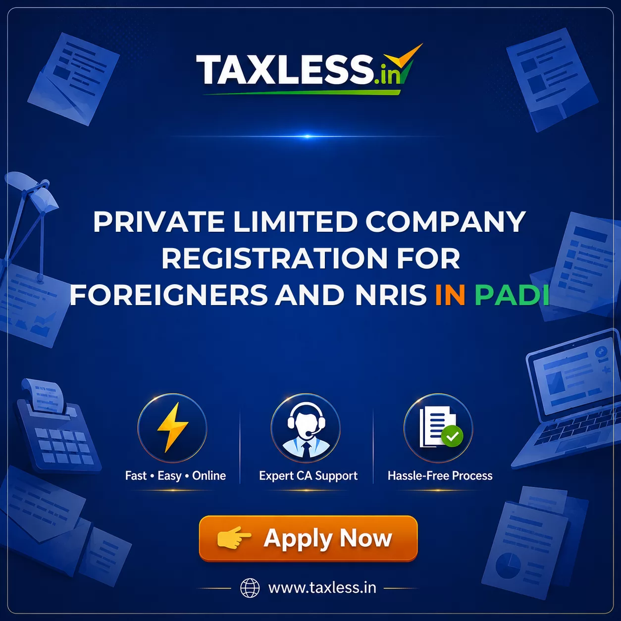Private Limited Company Registration for Foreigners and NRIs in Padi