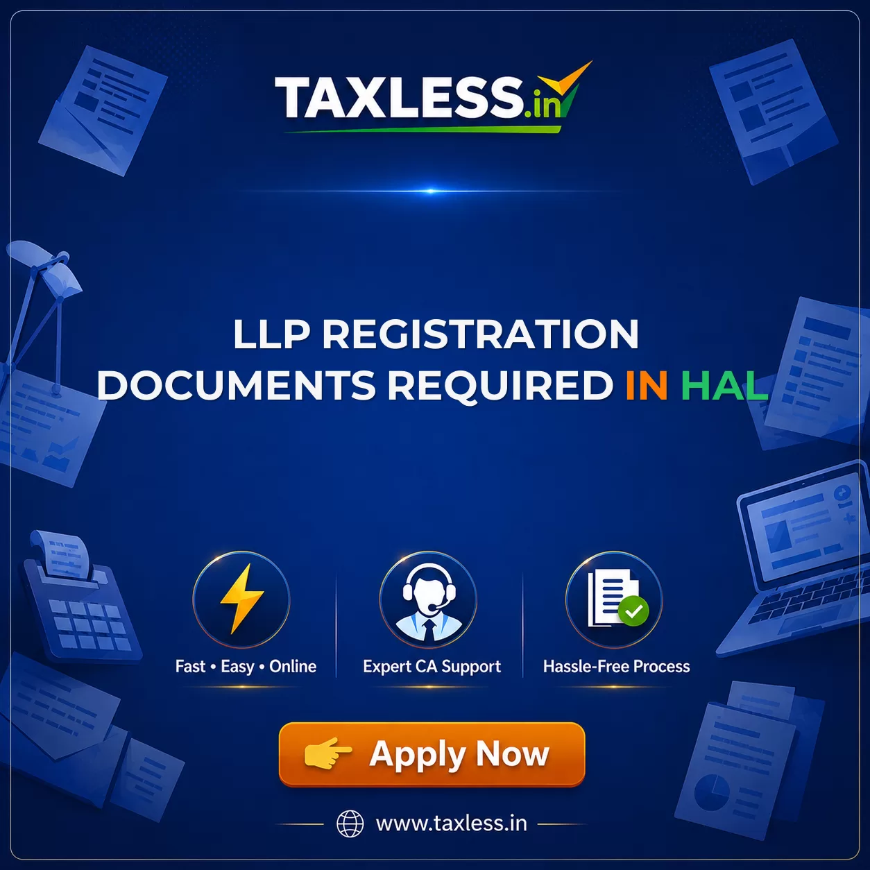 LLP Registration Documents Required in Hal