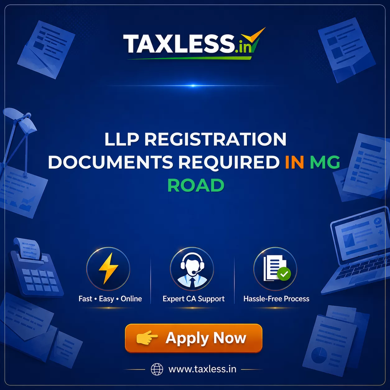 LLP Registration Documents Required in Mg Road