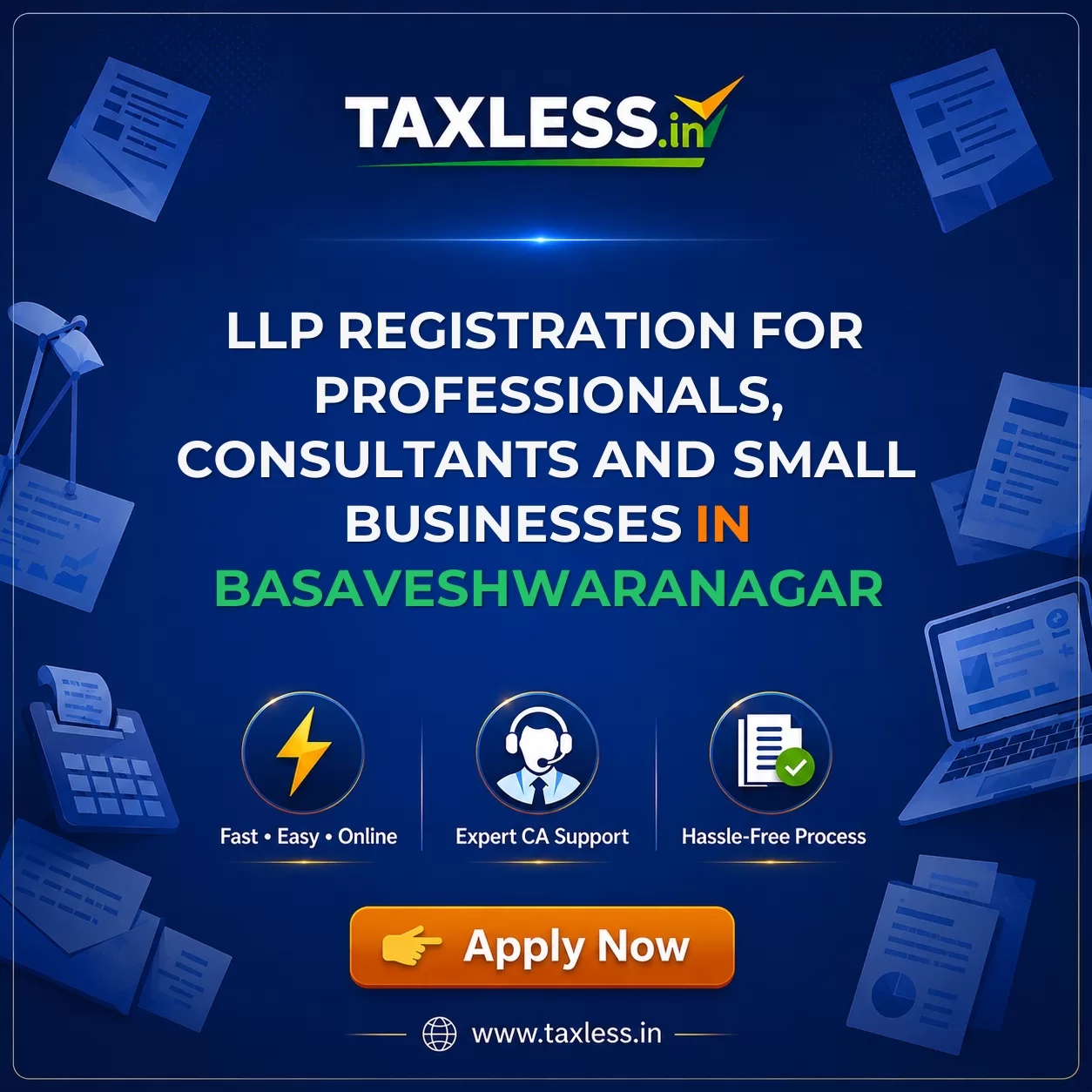 LLP Registration for Professionals, Consultants and Small Businesses in Basaveshwaranagar