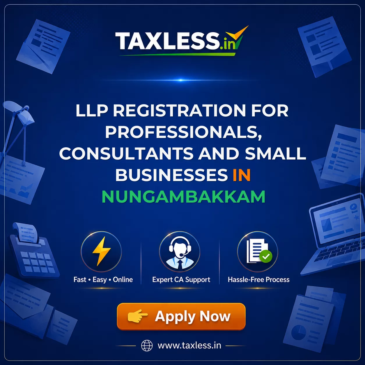 LLP Registration for Professionals, Consultants and Small Businesses in Nungambakkam