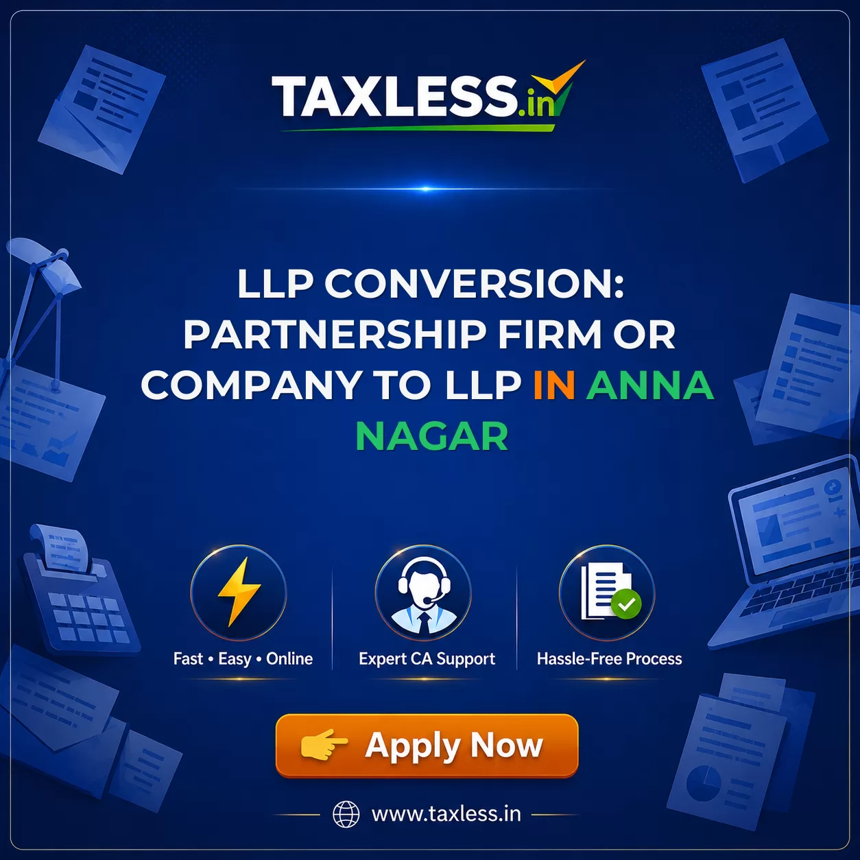 LLP Conversion: Partnership Firm or Company to LLP in Anna Nagar