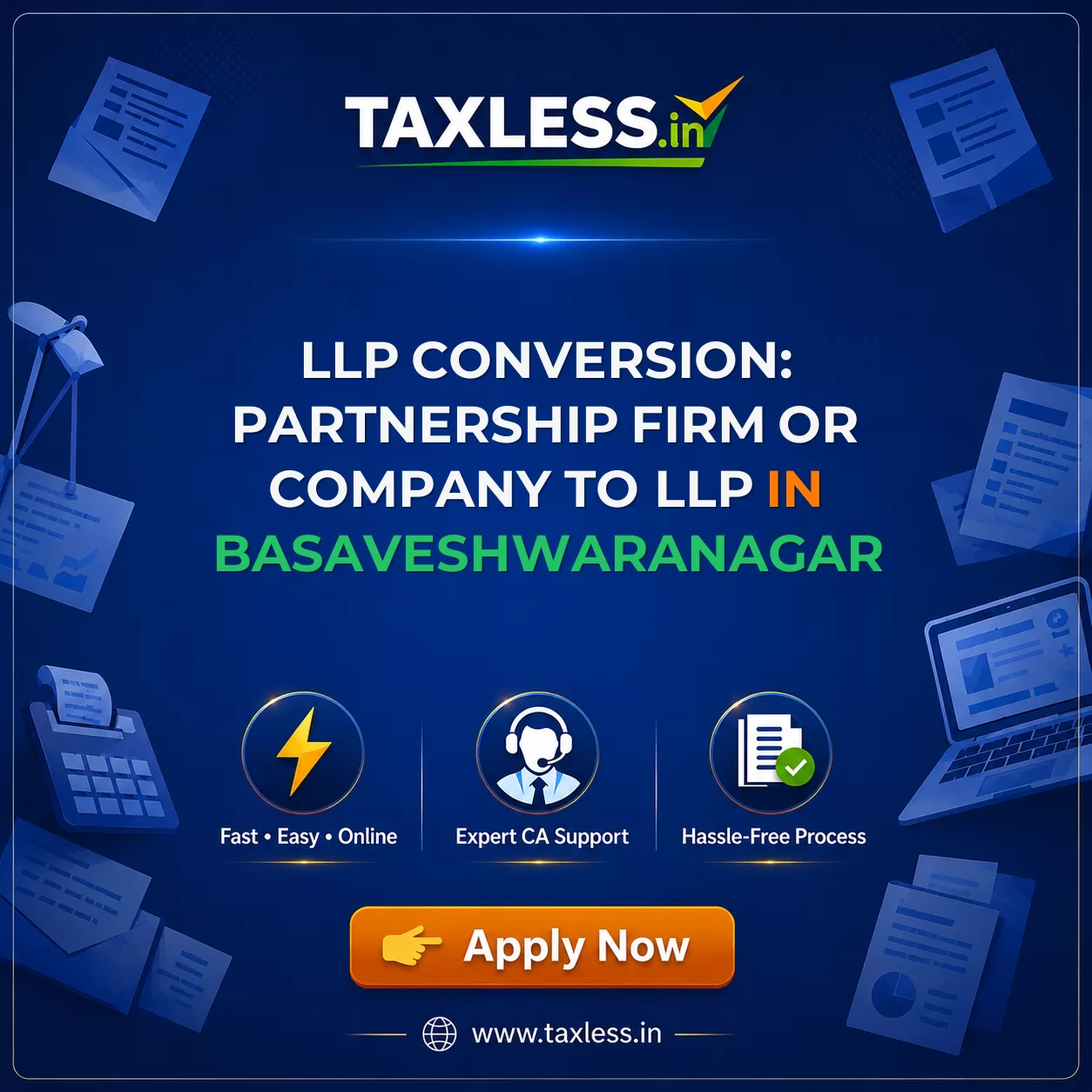 LLP Conversion: Partnership Firm or Company to LLP in Basaveshwaranagar