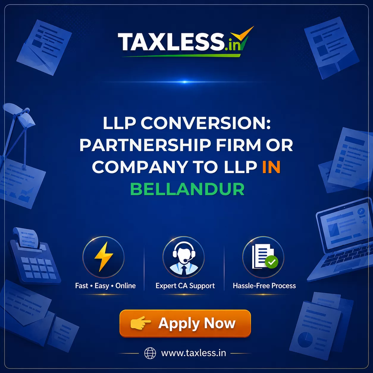 LLP Conversion: Partnership Firm or Company to LLP in Bellandur