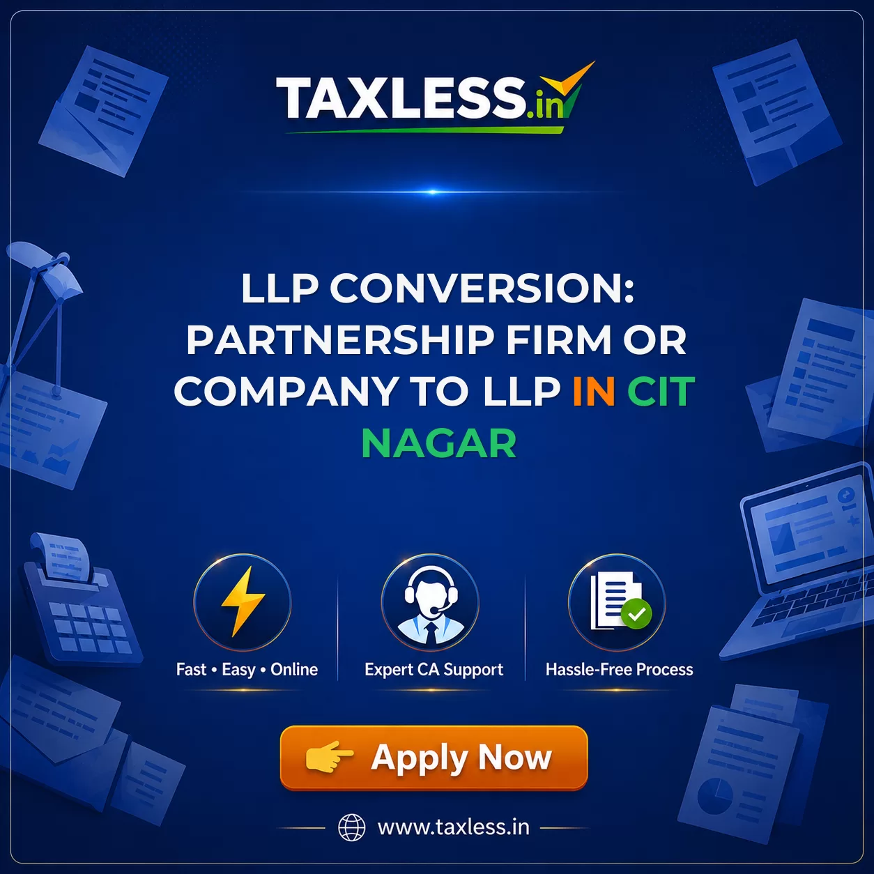 LLP Conversion: Partnership Firm or Company to LLP in Cit Nagar