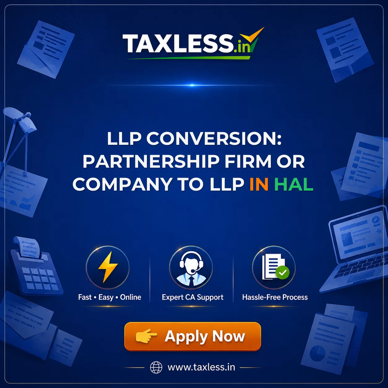 LLP Conversion: Partnership Firm or Company to LLP in Hal