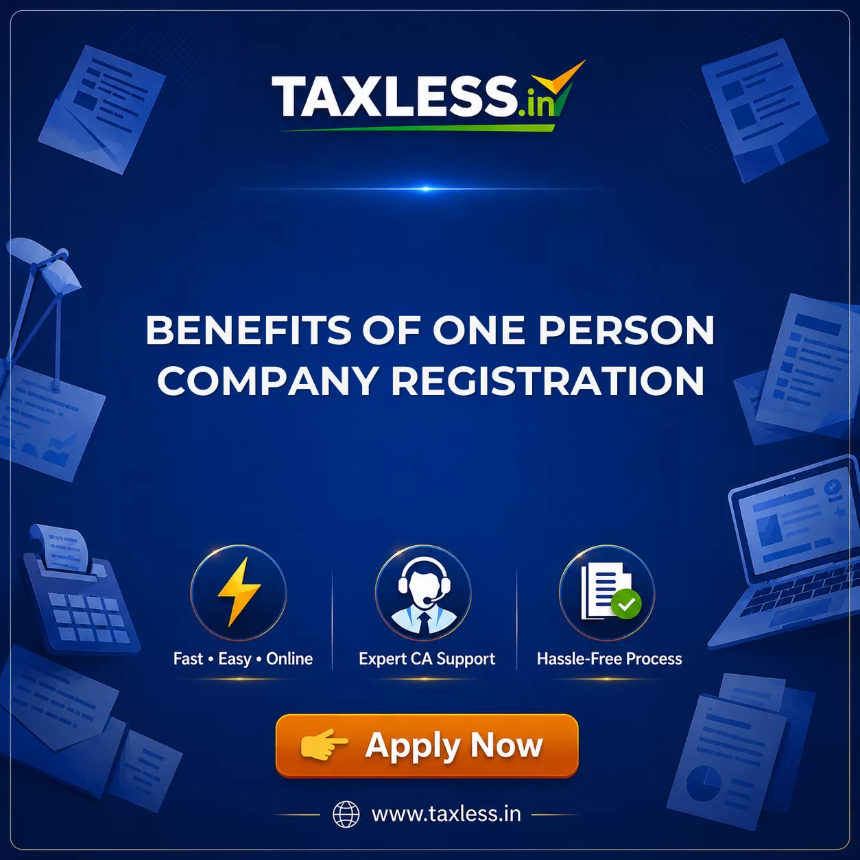 Benefits of One Person Company Registration