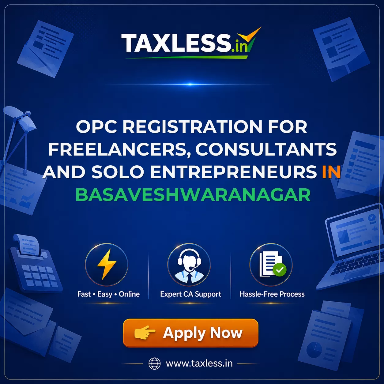 OPC Registration for Freelancers, Consultants and Solo Entrepreneurs in Basaveshwaranagar
