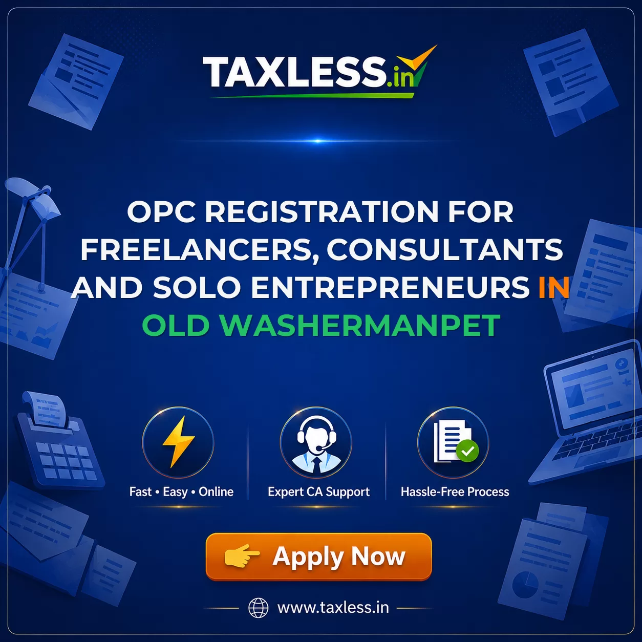OPC Registration for Freelancers, Consultants and Solo Entrepreneurs in Old Washermanpet