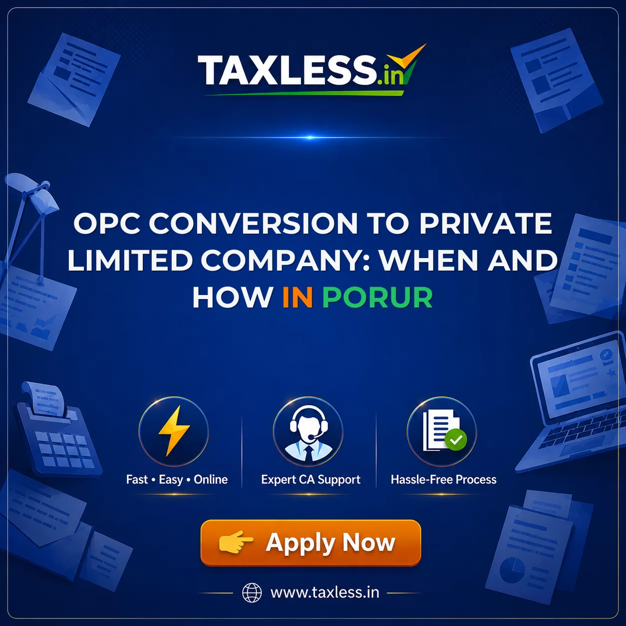 OPC Conversion to Private Limited Company: When and How in Porur
