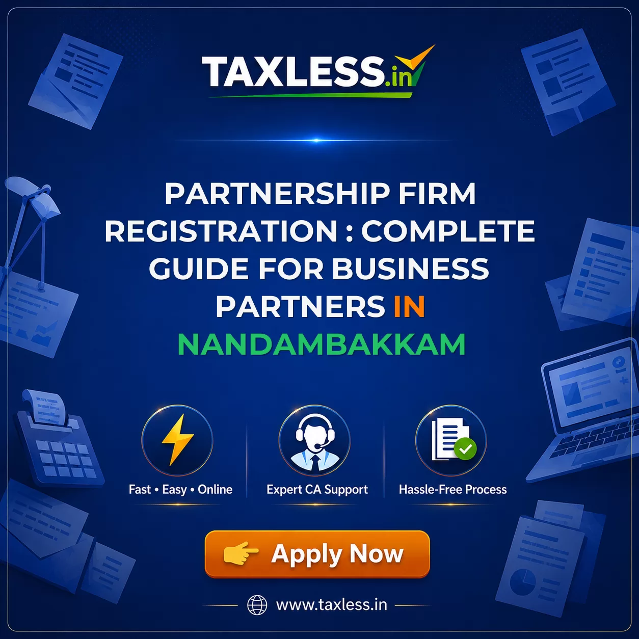 Partnership Firm Registration : Complete Guide for Business Partners in Nandambakkam