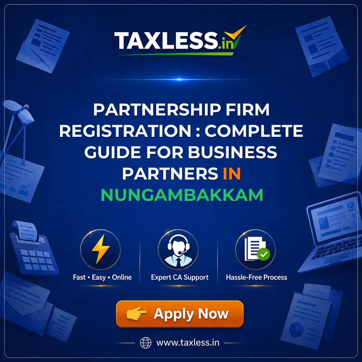 Partnership Firm Registration : Complete Guide for Business Partners in Nungambakkam