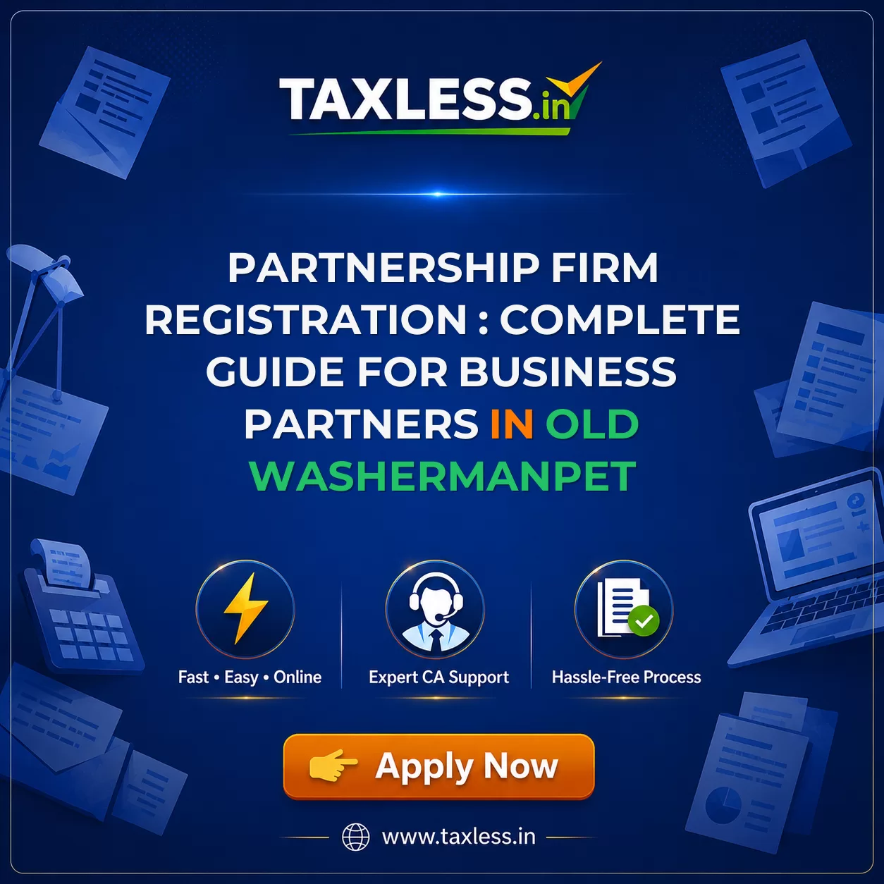 Partnership Firm Registration : Complete Guide for Business Partners in Old Washermanpet