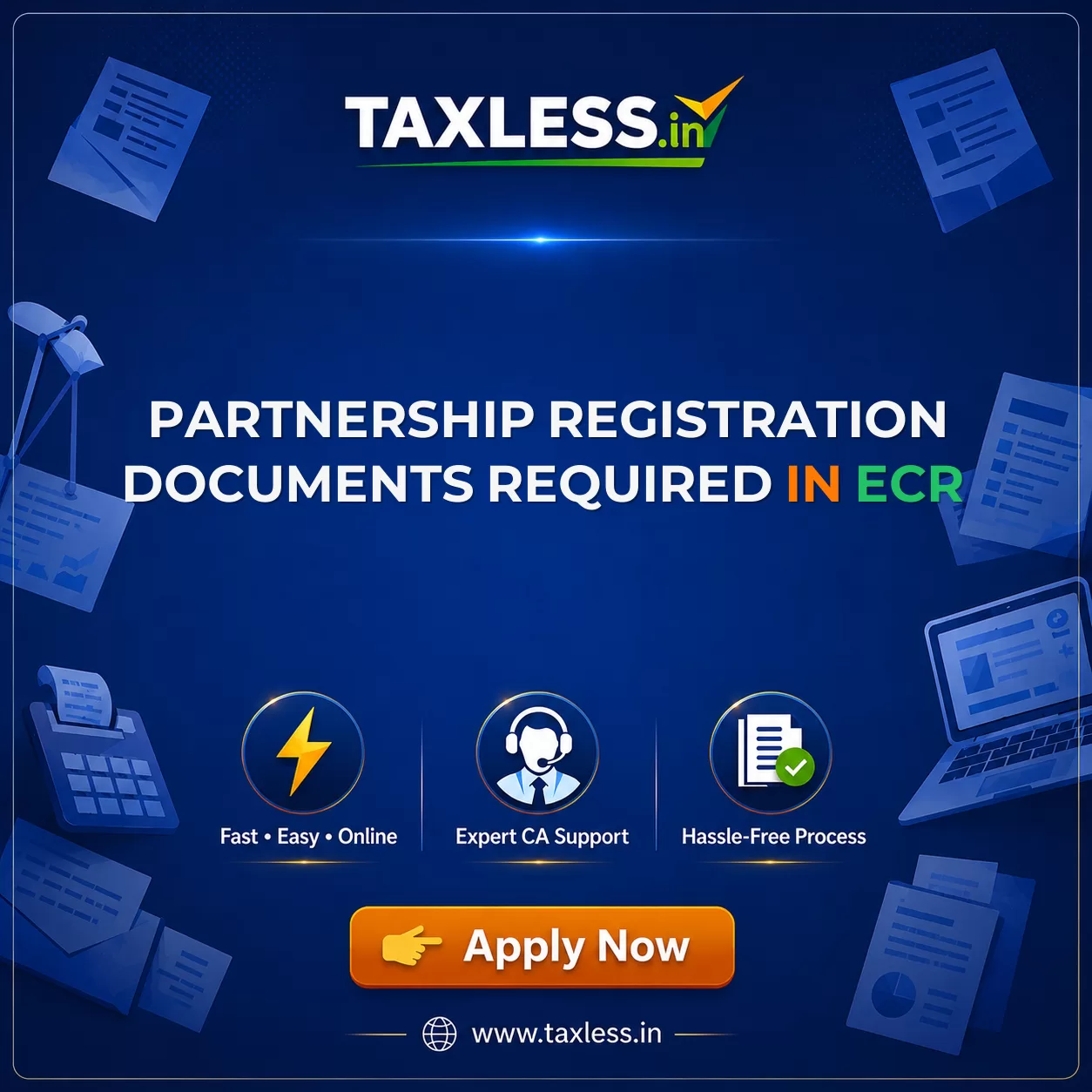 Partnership Registration Documents Required in Ecr