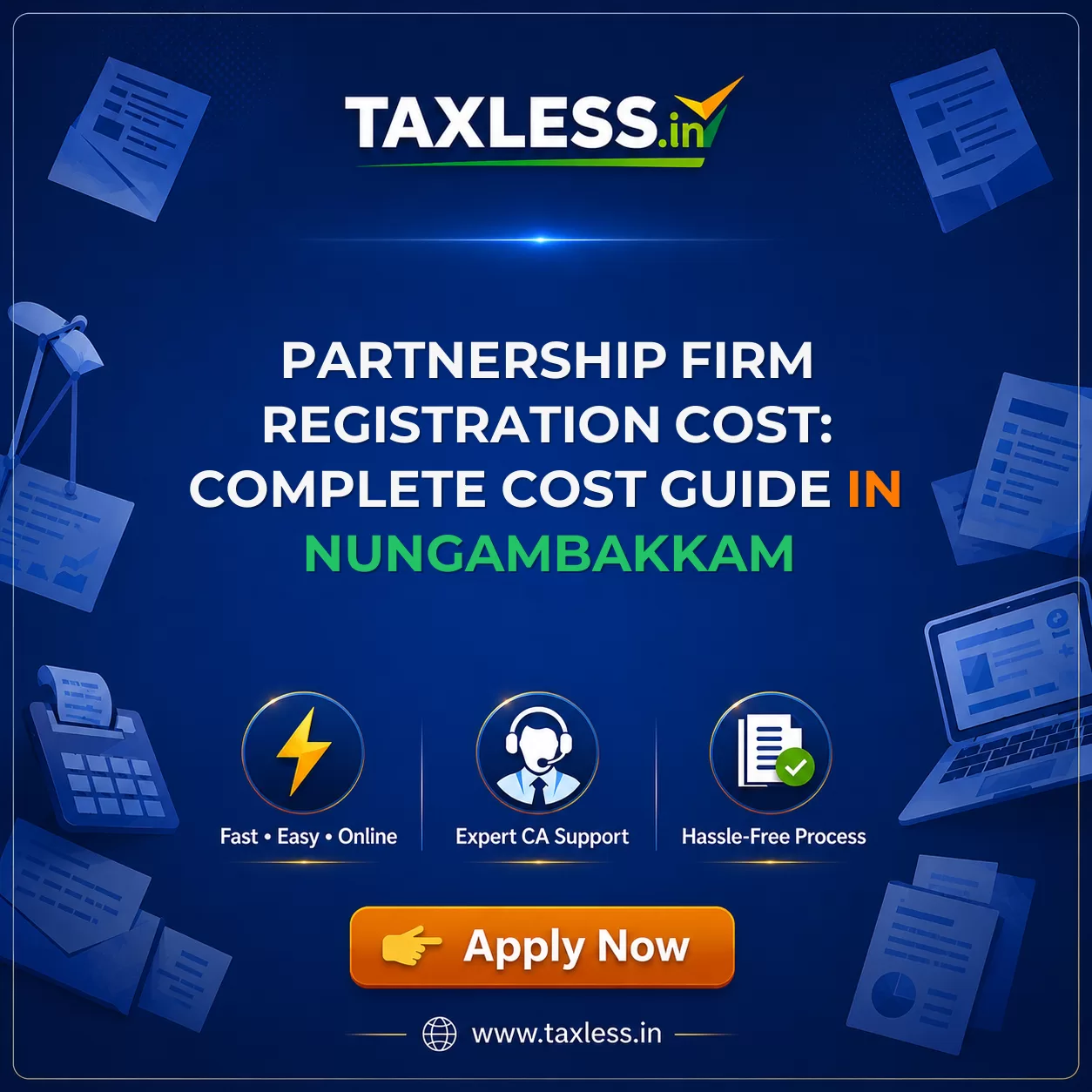 Partnership Firm Registration Cost: Complete Cost Guide in Nungambakkam