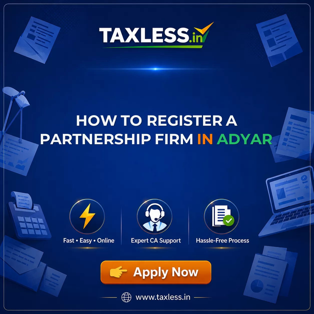How to Register a Partnership Firm in Adyar