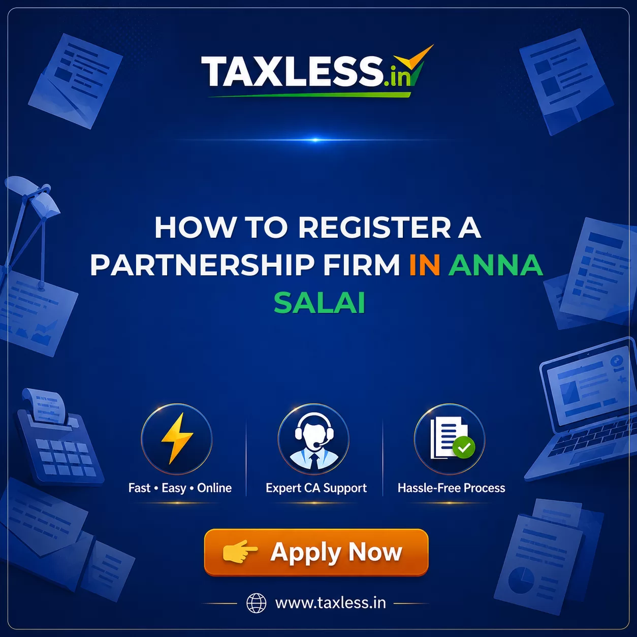 How to Register a Partnership Firm in Anna Salai