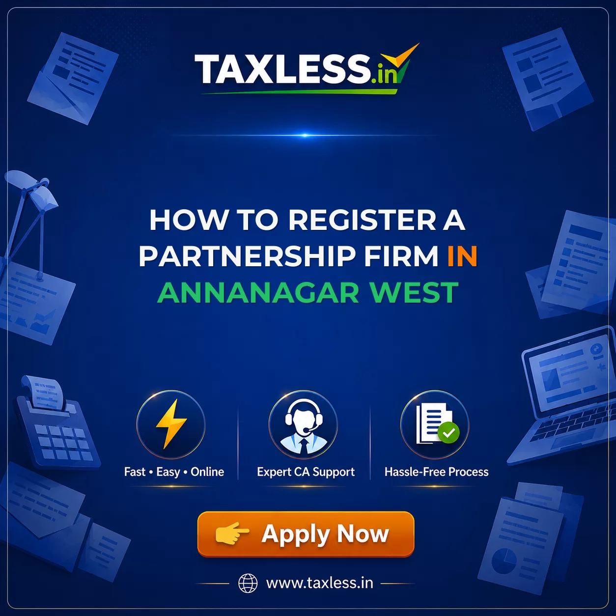 How to Register a Partnership Firm in Annanagar West