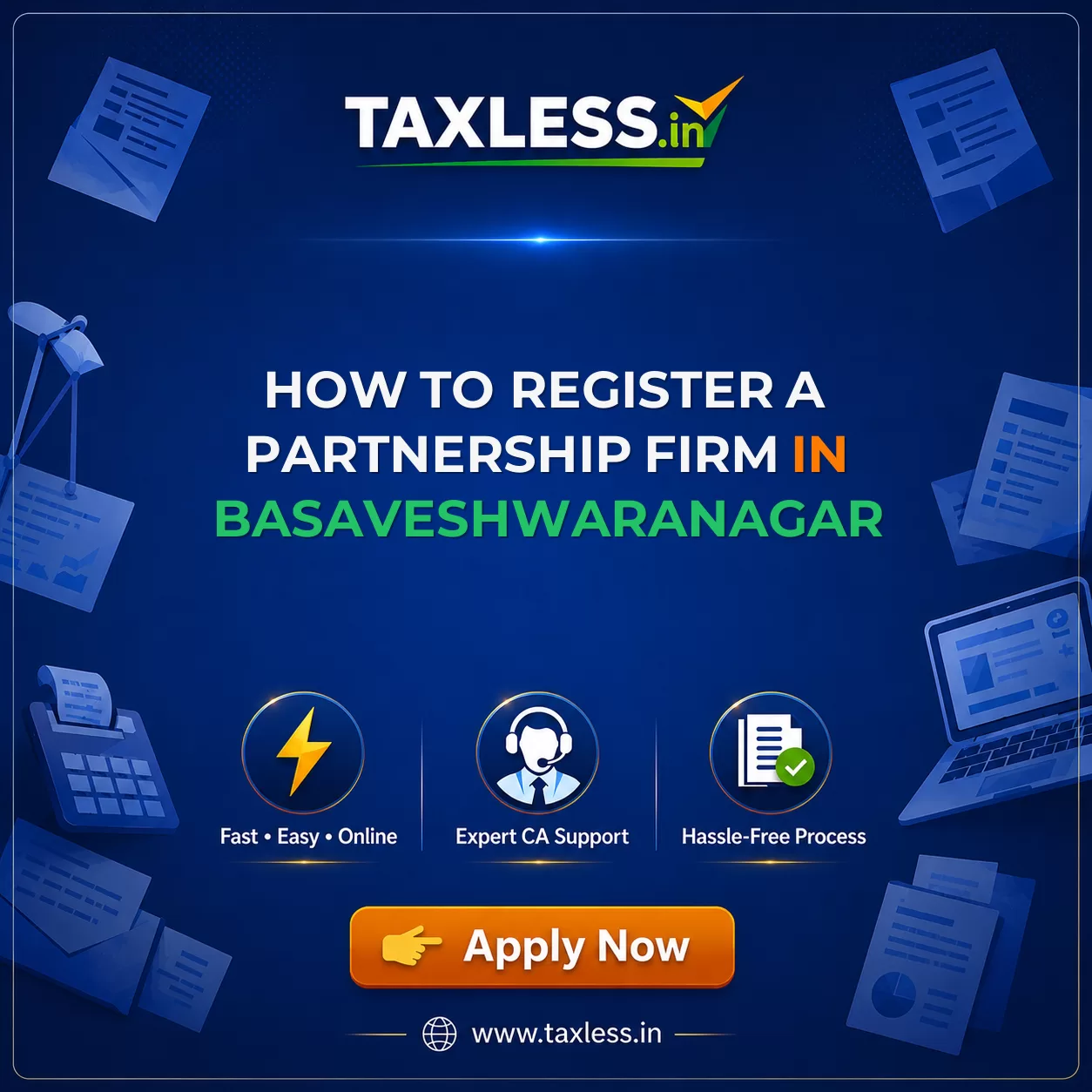How to Register a Partnership Firm in Basaveshwaranagar