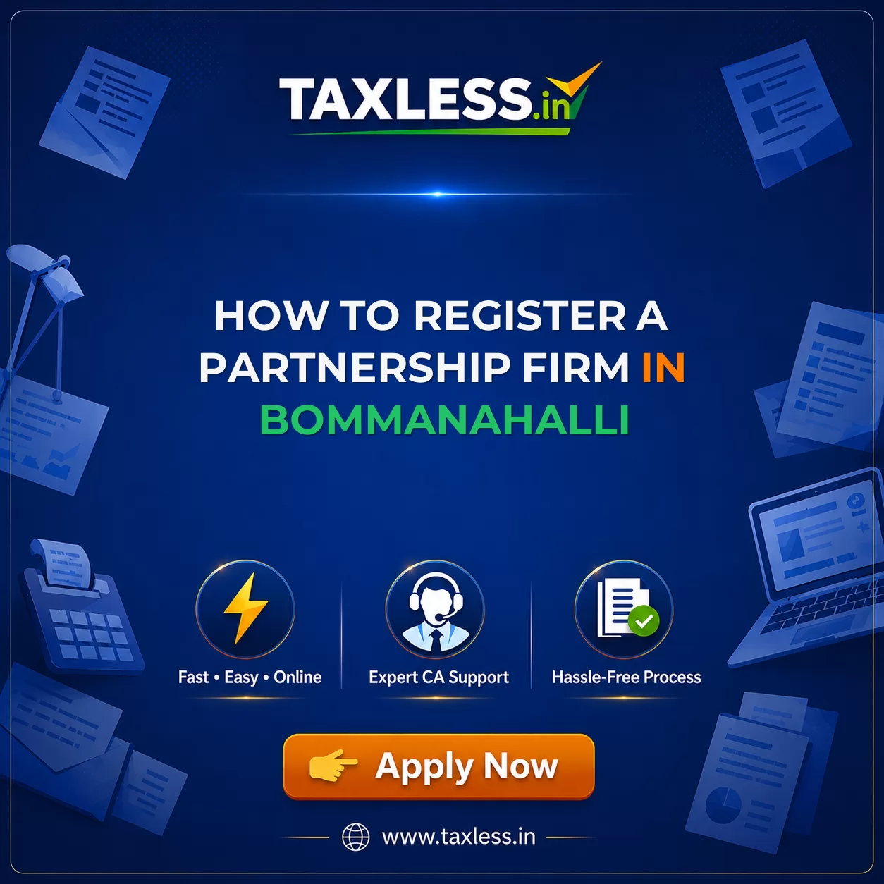 How to Register a Partnership Firm in Bommanahalli