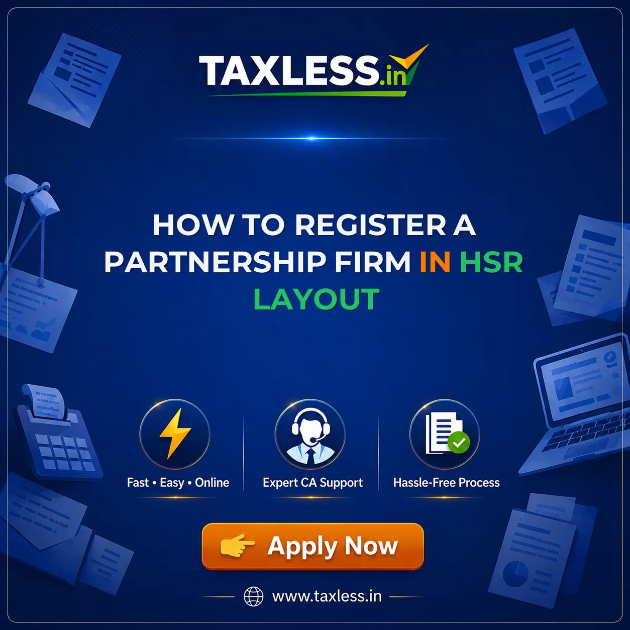 How to Register a Partnership Firm in Hsr Layout