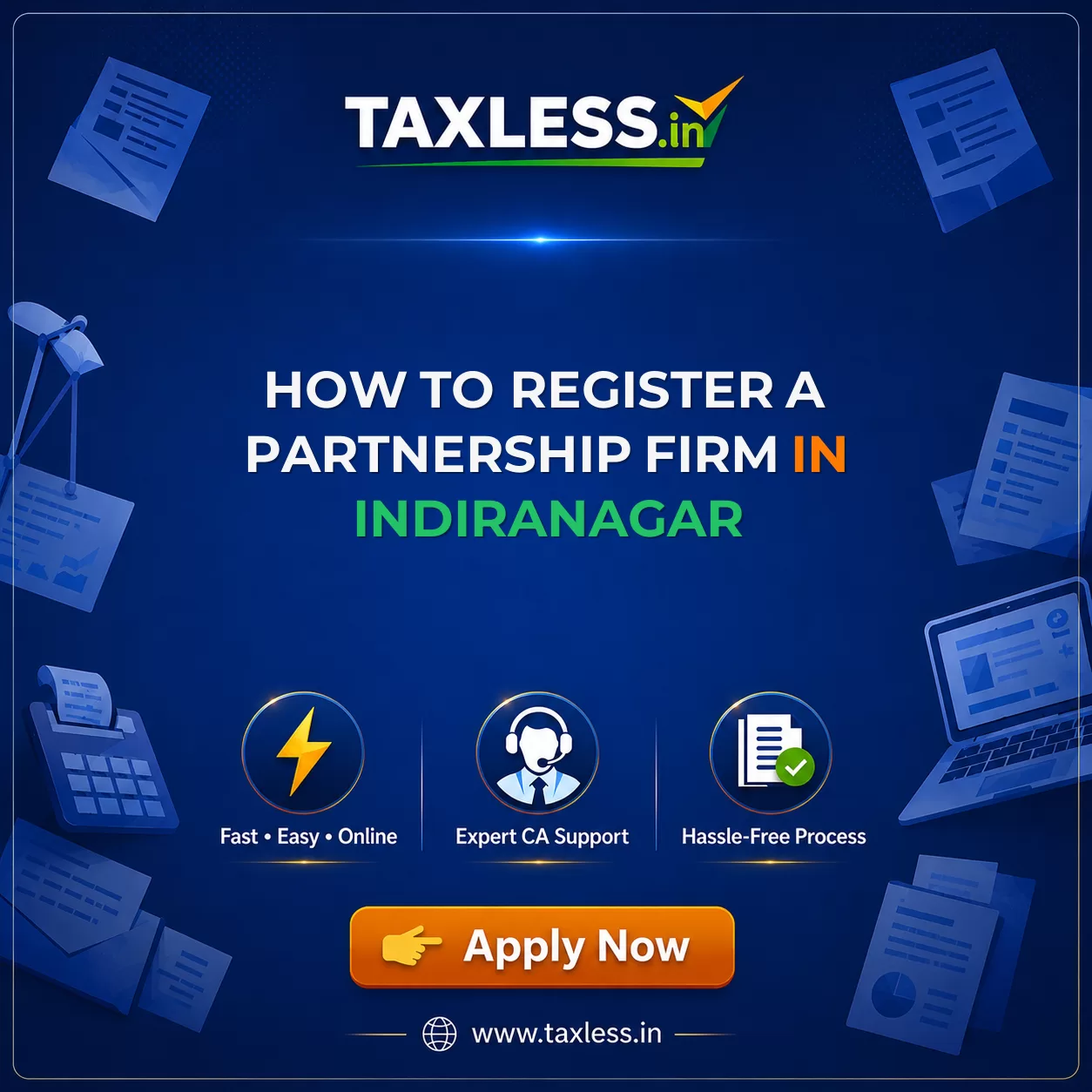 How to Register a Partnership Firm in Indiranagar