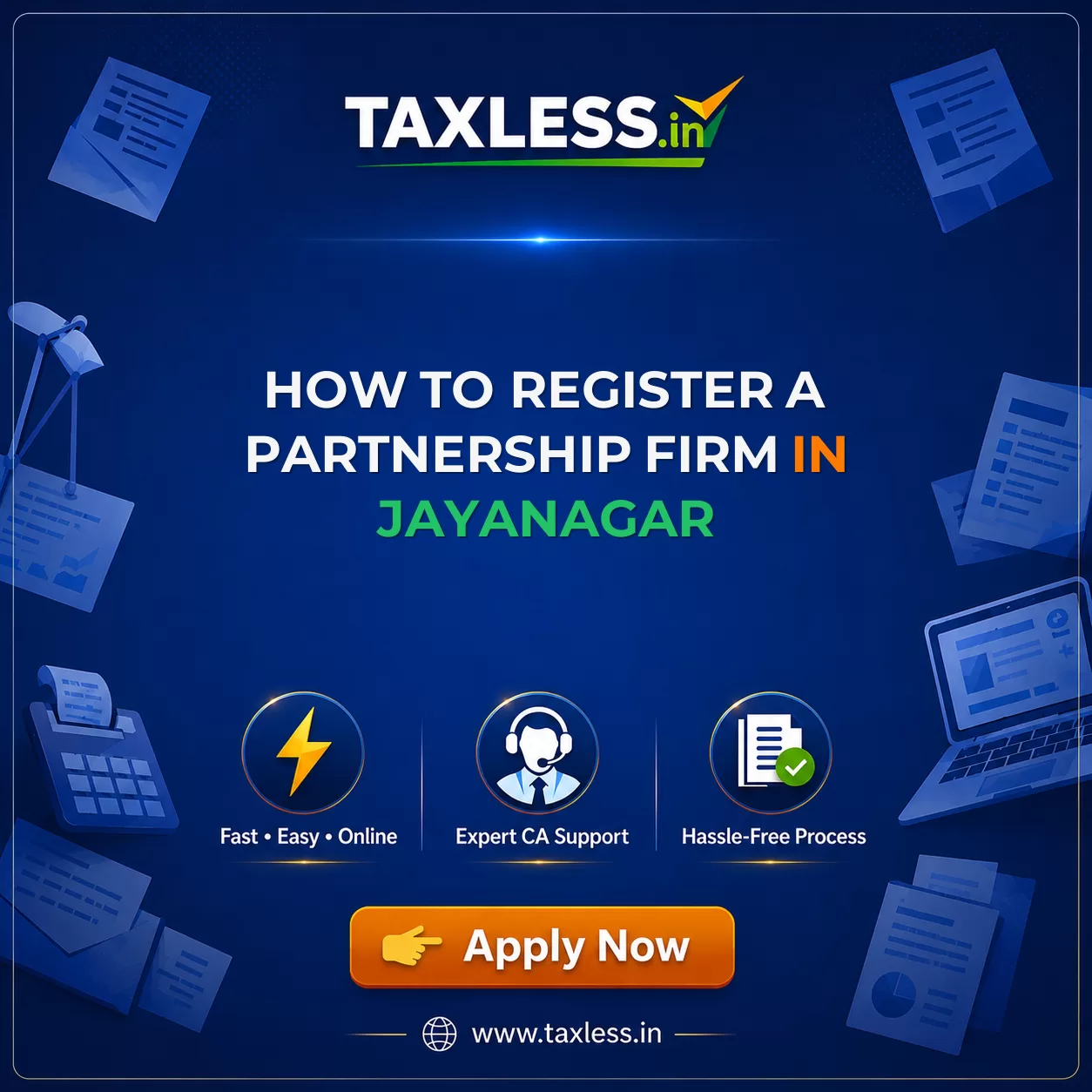 How to Register a Partnership Firm in Jayanagar