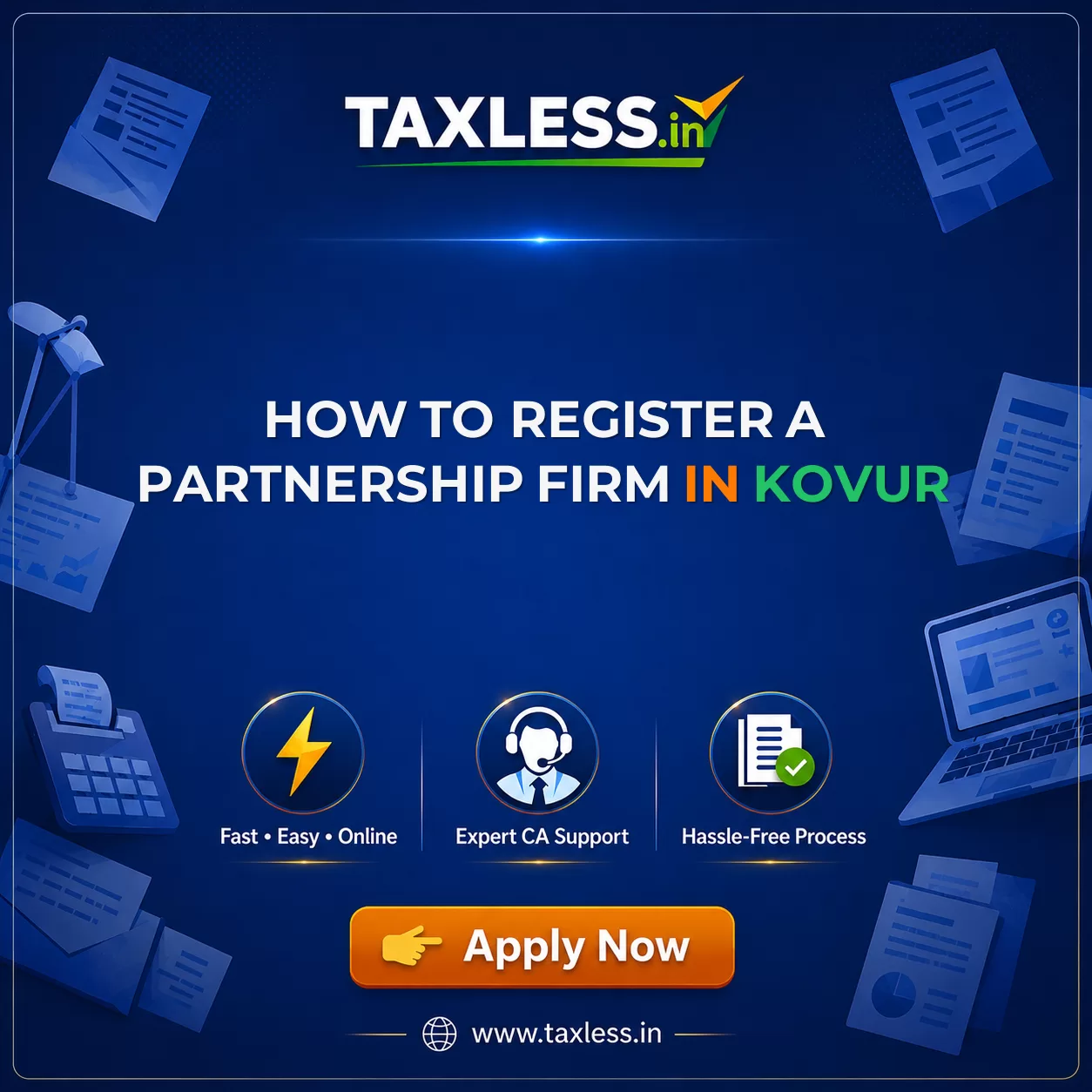 How to Register a Partnership Firm in Kovur