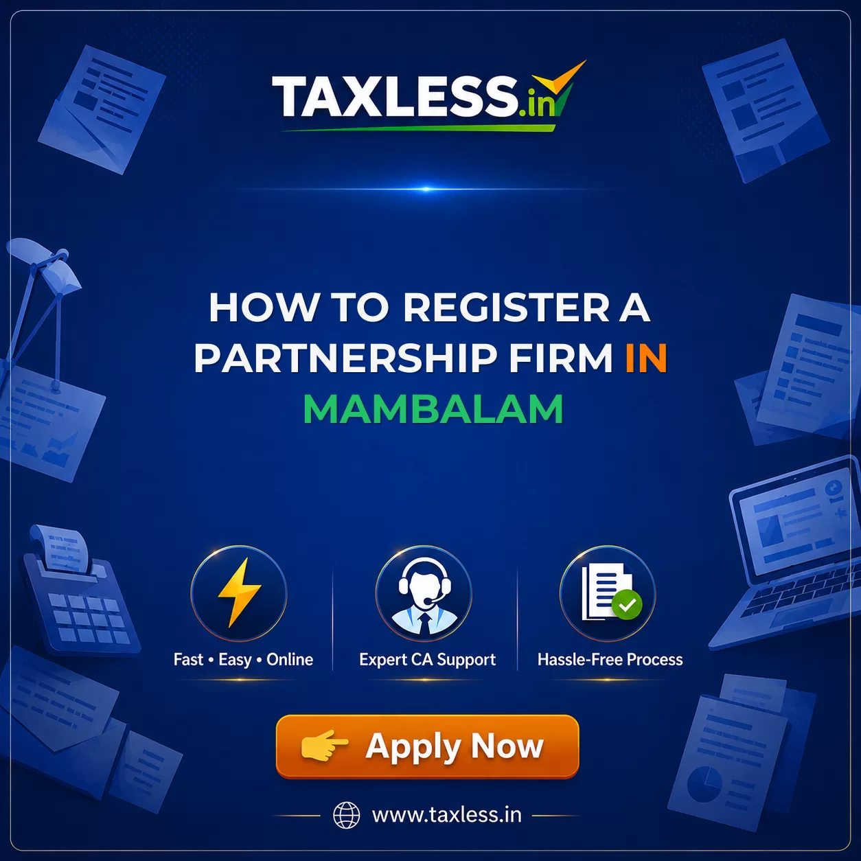 How to Register a Partnership Firm in Mambalam
