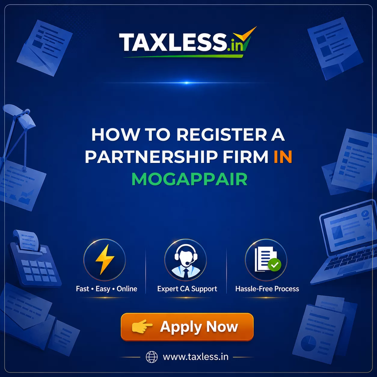 How to Register a Partnership Firm in Mogappair