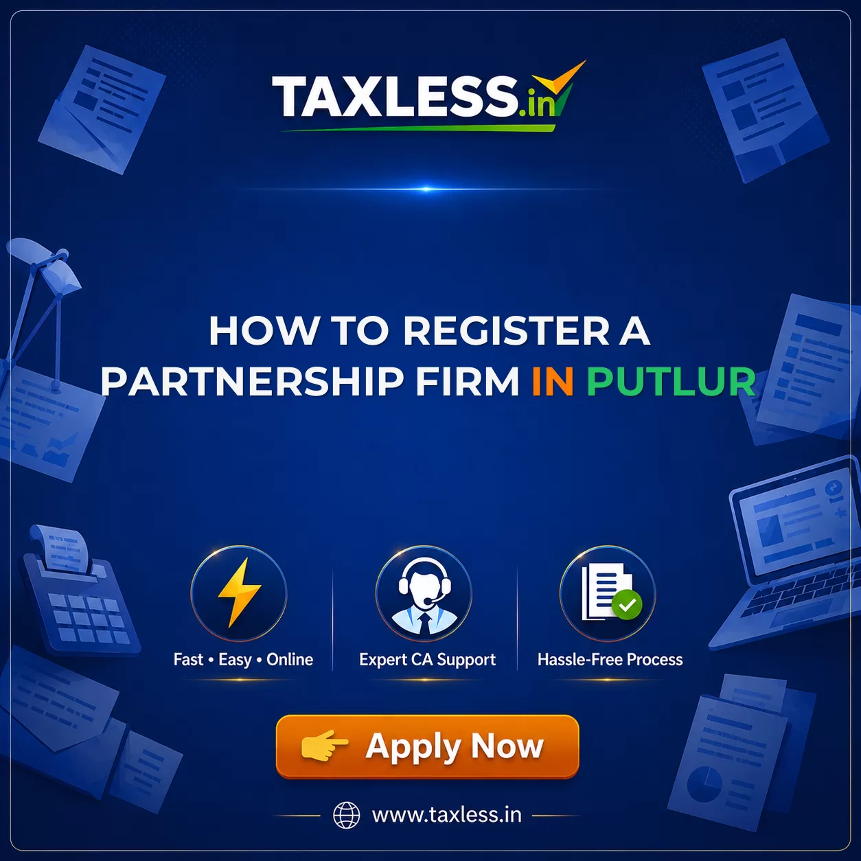 How to Register a Partnership Firm in Putlur