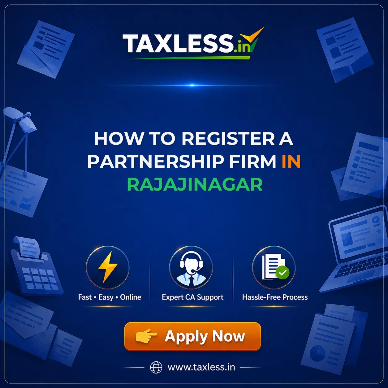 How to Register a Partnership Firm in Rajajinagar