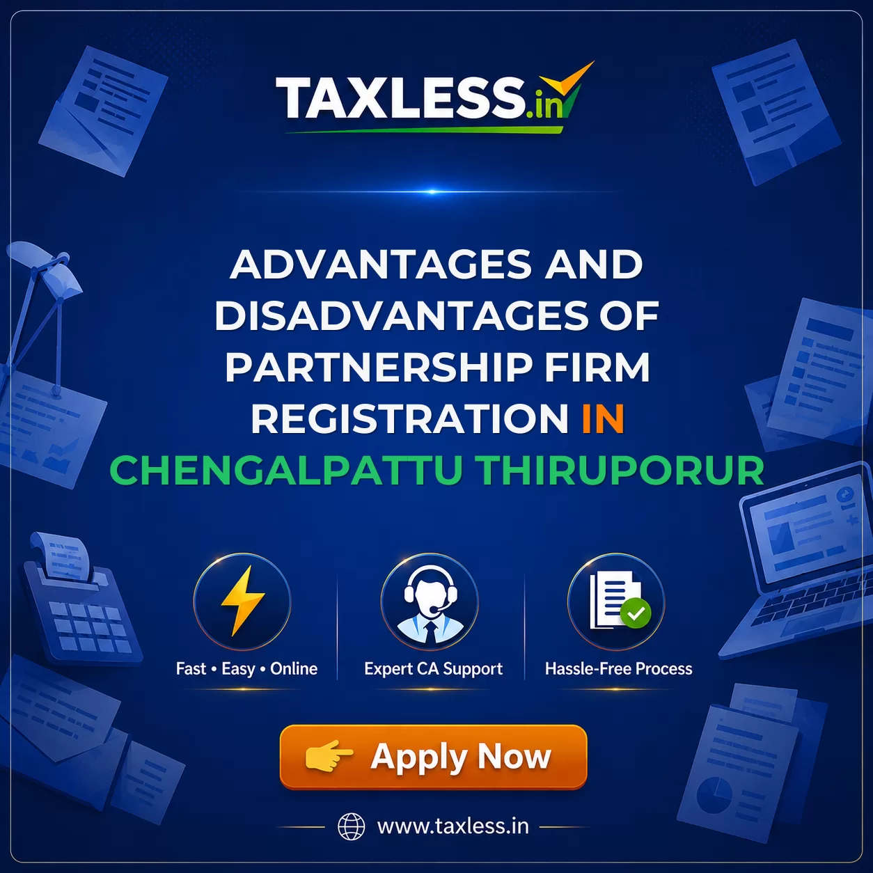 Advantages and Disadvantages of Partnership Firm Registration in Chengalpattu Thiruporur