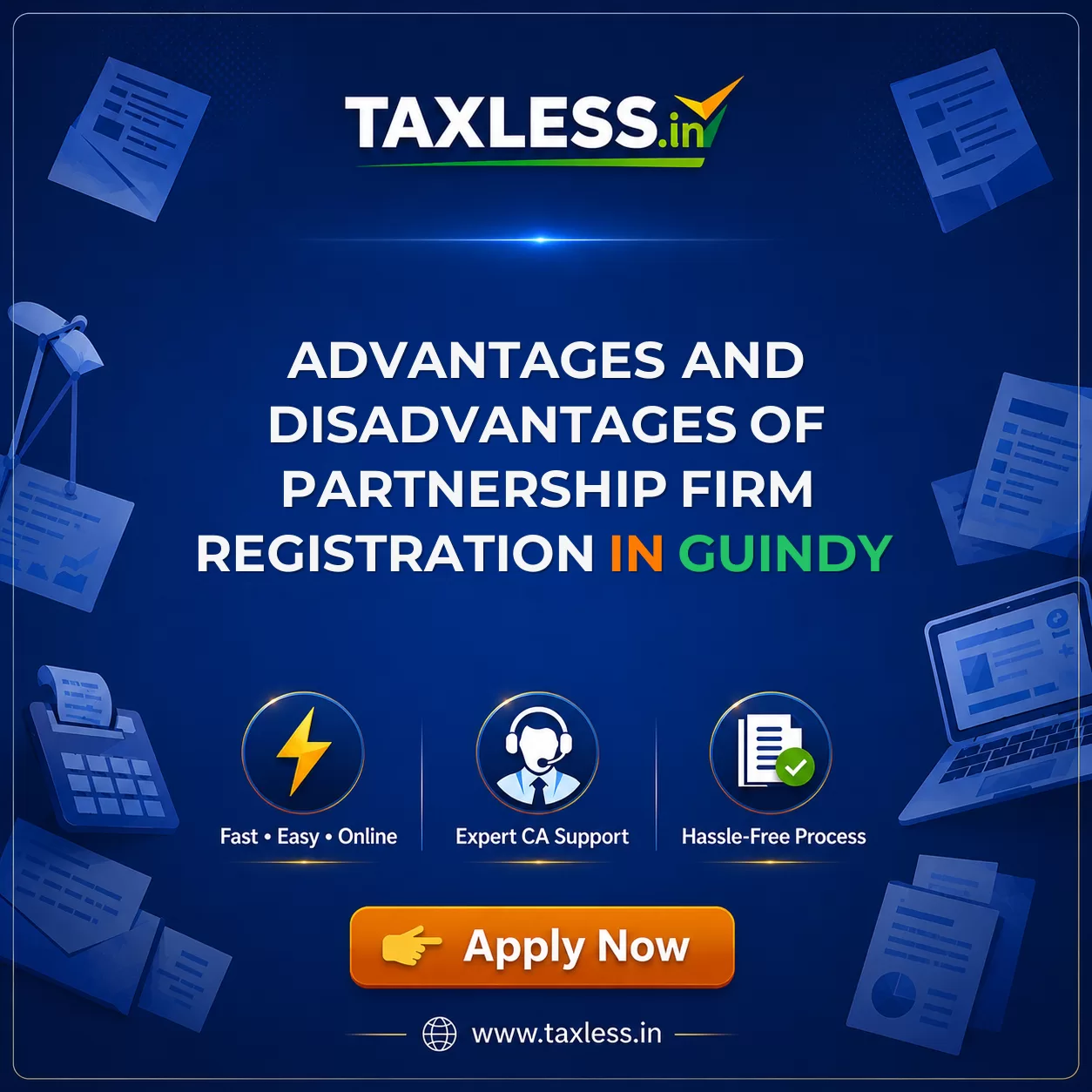 Advantages and Disadvantages of Partnership Firm Registration in Guindy