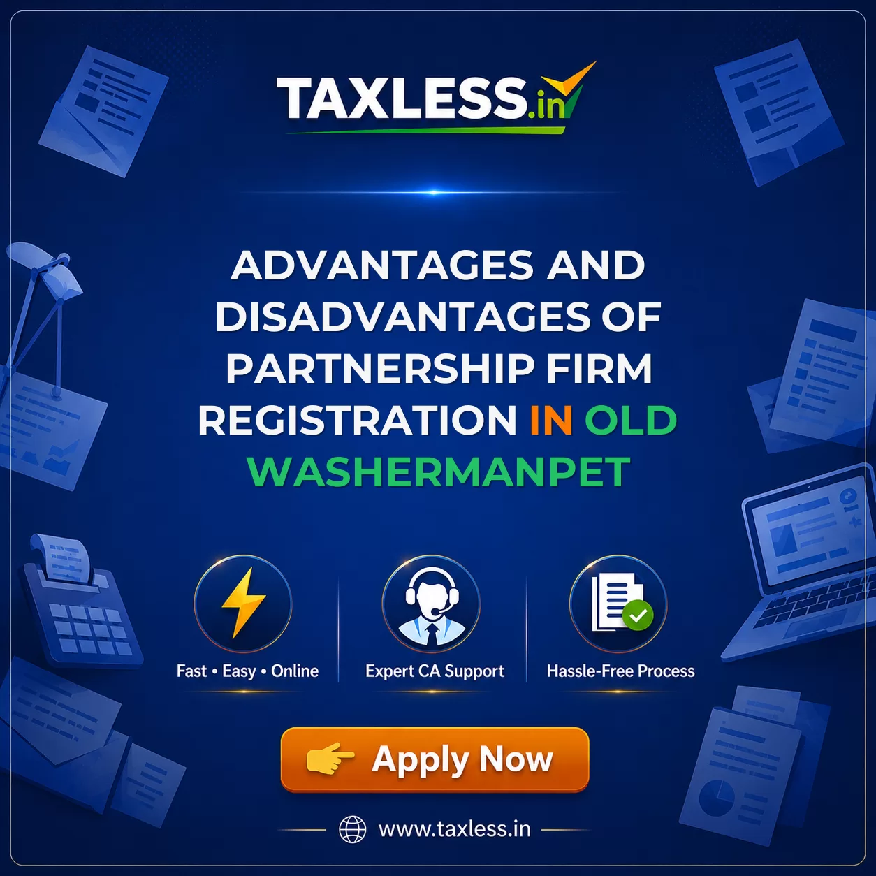 Advantages and Disadvantages of Partnership Firm Registration in Old Washermanpet