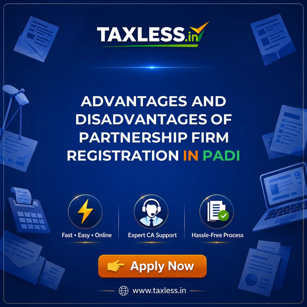 Advantages and Disadvantages of Partnership Firm Registration in Padi