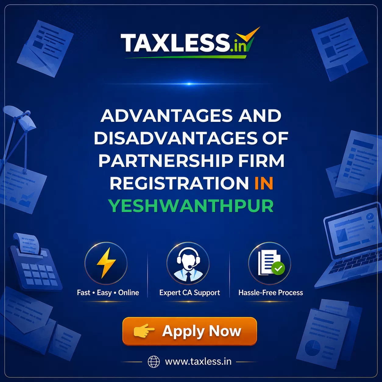 Advantages and Disadvantages of Partnership Firm Registration in Yeshwanthpur
