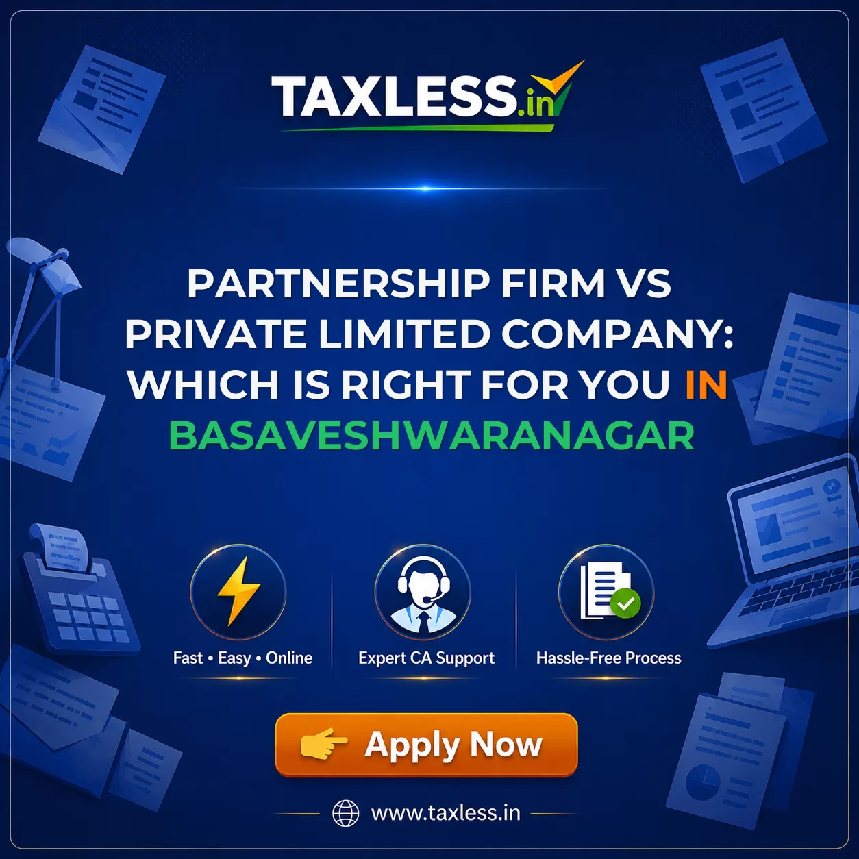 Partnership Firm vs Private Limited Company: Which Is Right for You in Basaveshwaranagar