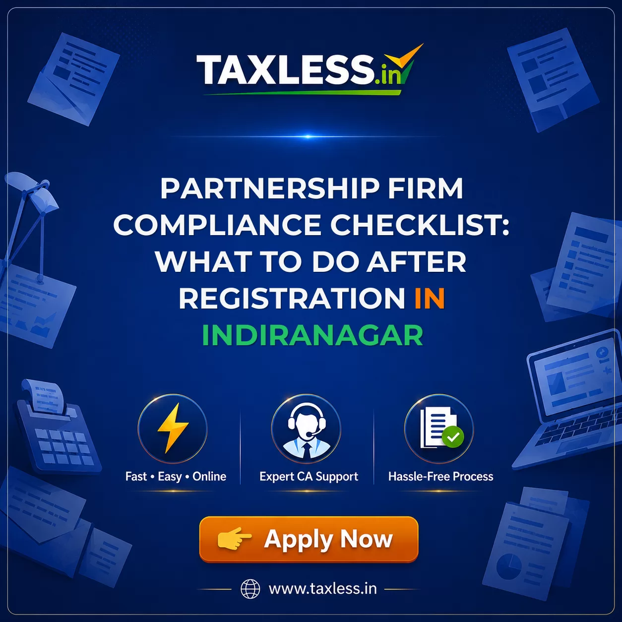 Partnership Firm Compliance Checklist: What to Do After Registration in Indiranagar