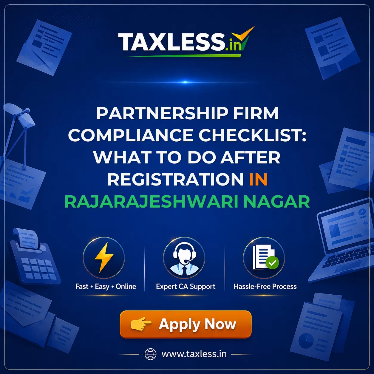 Partnership Firm Compliance Checklist: What to Do After Registration in Rajarajeshwari Nagar