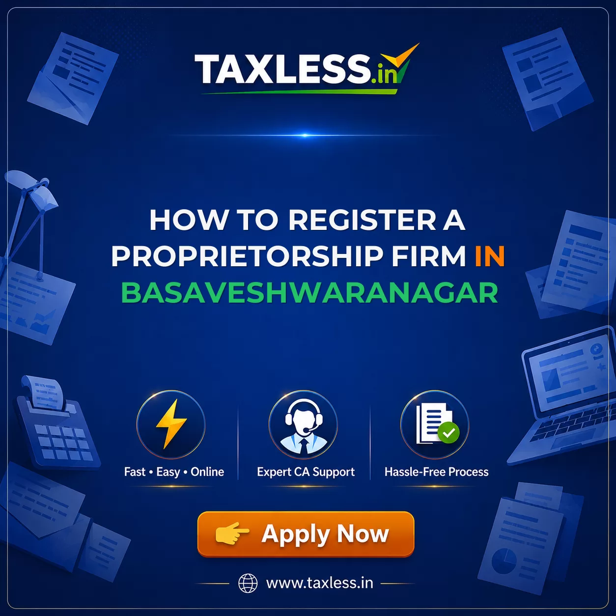 How to Register a Proprietorship Firm in Basaveshwaranagar