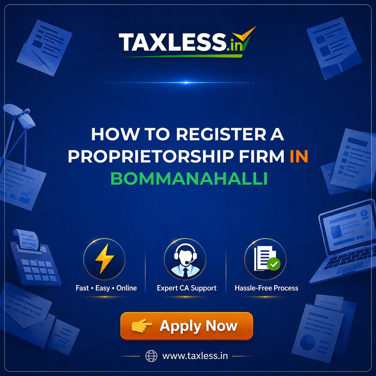 How to Register a Proprietorship Firm in Bommanahalli