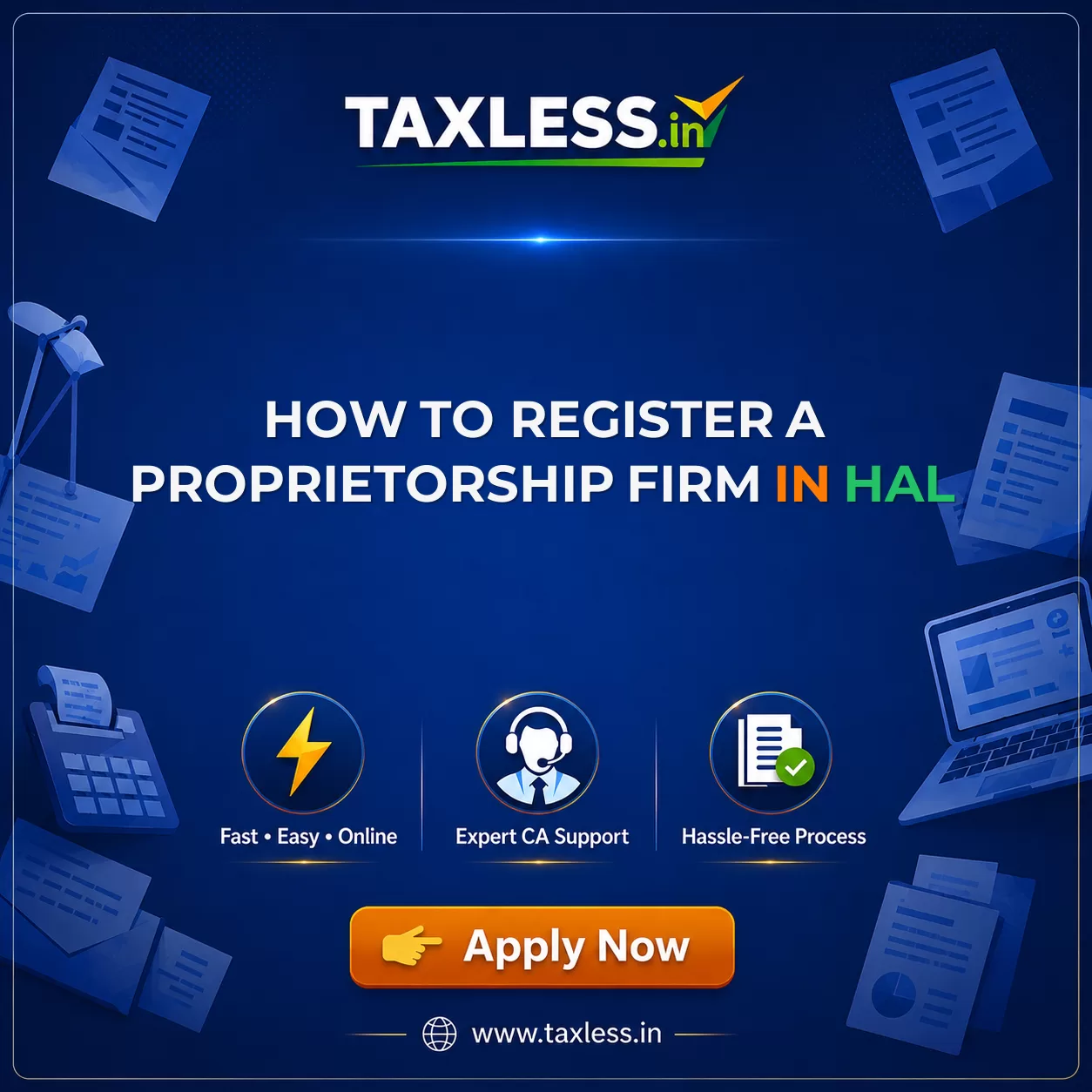 How to Register a Proprietorship Firm in Hal