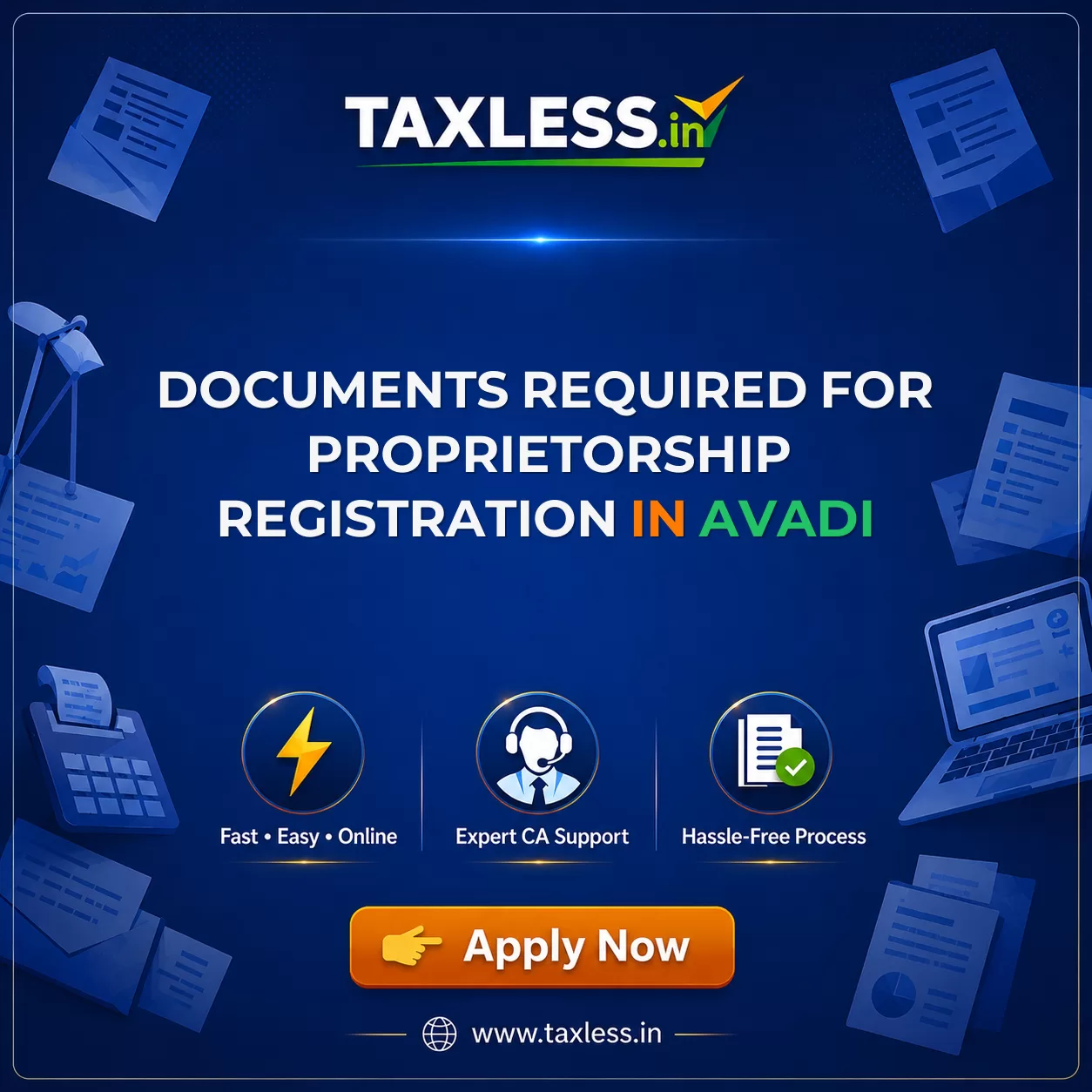 Documents Required for Proprietorship Registration in Avadi